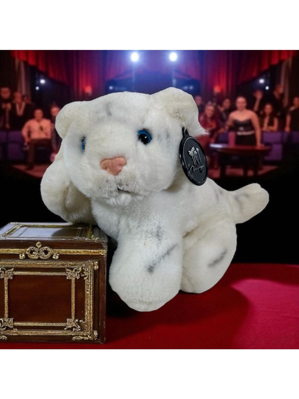 Mirage Sigfried & Roy 12.5" White Tiger Plush Stuffed Animal Las Vegas Souvenir